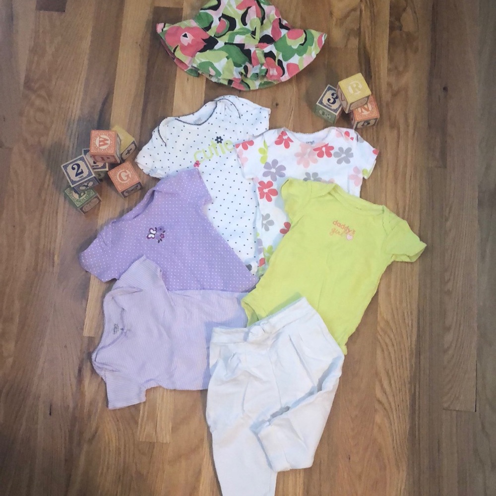 Lot (5) of Carter’s Onesies